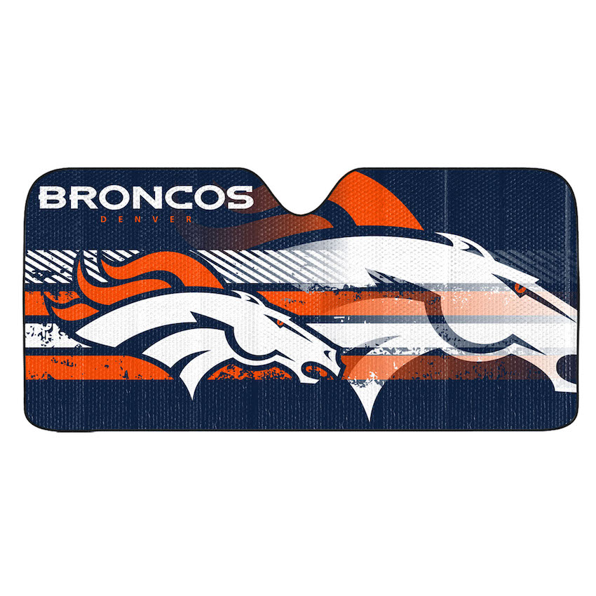 Denver Broncos AutoShade Folding Windshield Cover