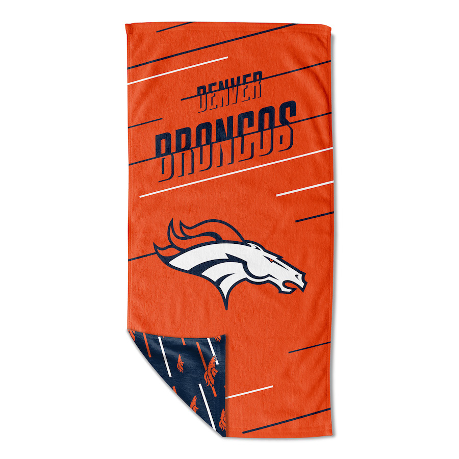 Denver Broncos Beach Towel and Mesh Bag Set