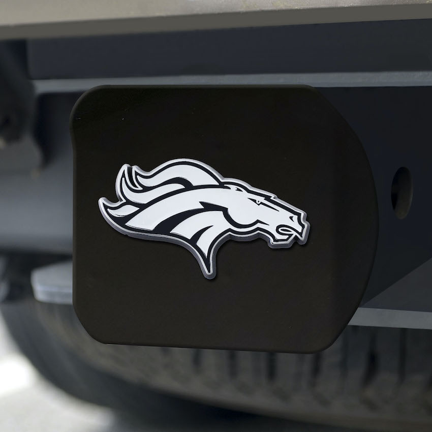 Denver Broncos BLACK Trailer Hitch Cover