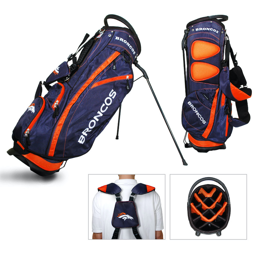 Denver Broncos Fairway Carry Stand Golf Bag