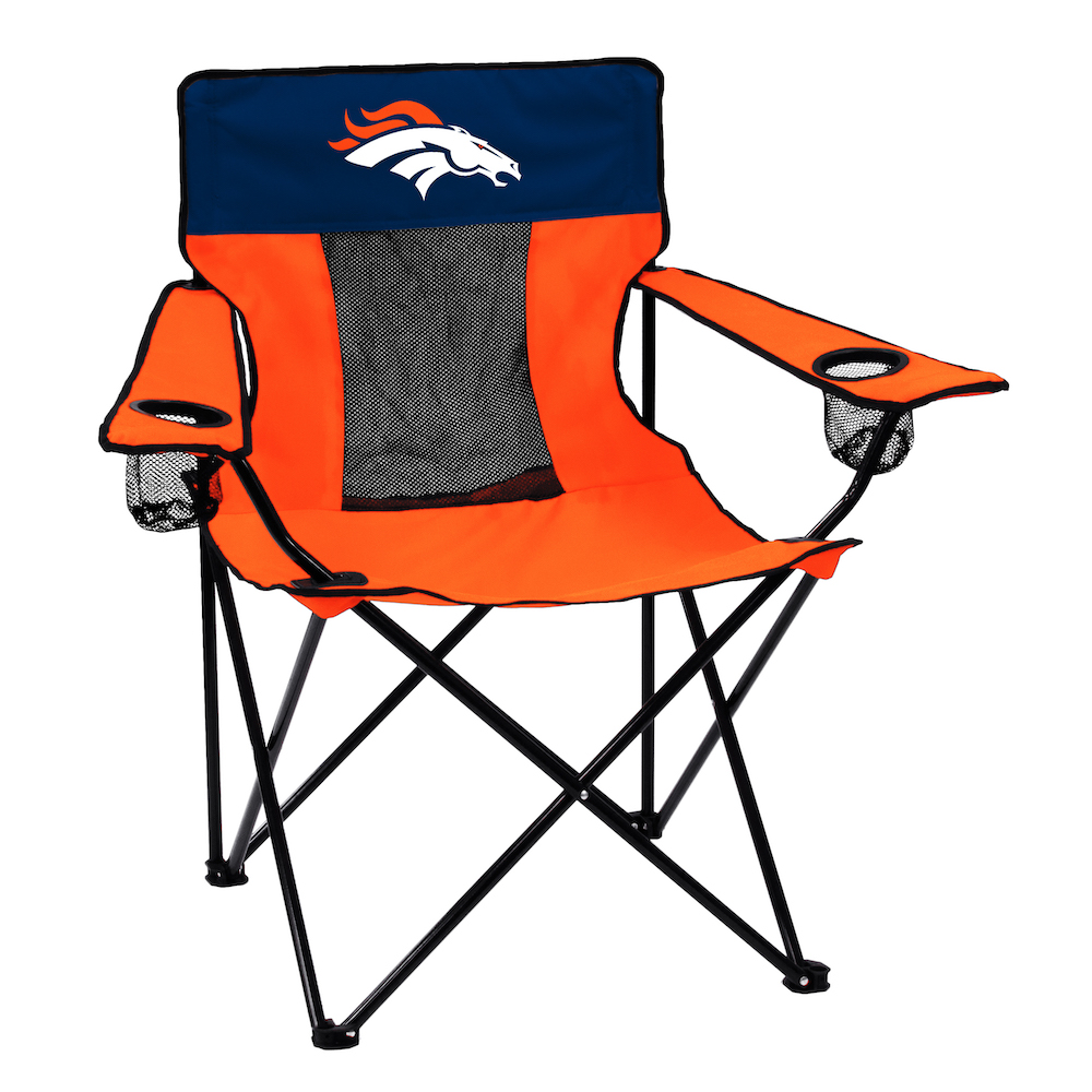 Denver Broncos ELITE logo folding camp style chair