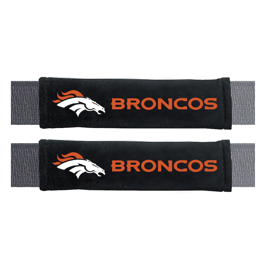 Denver Broncos Embroidered Seatbelt Pad (set of 2)