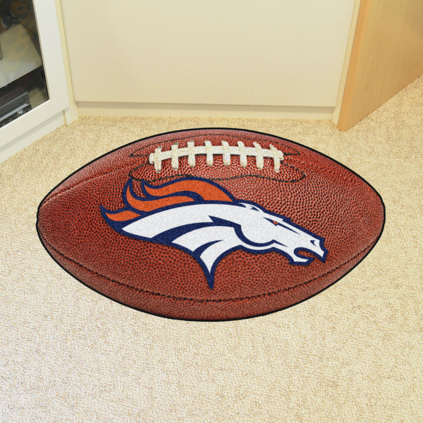 Denver Broncos 22 x 35 Football Mat