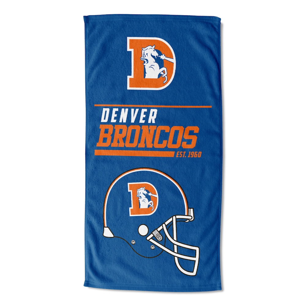 Denver Broncos Legacy Logo 30x60 Beach Towel