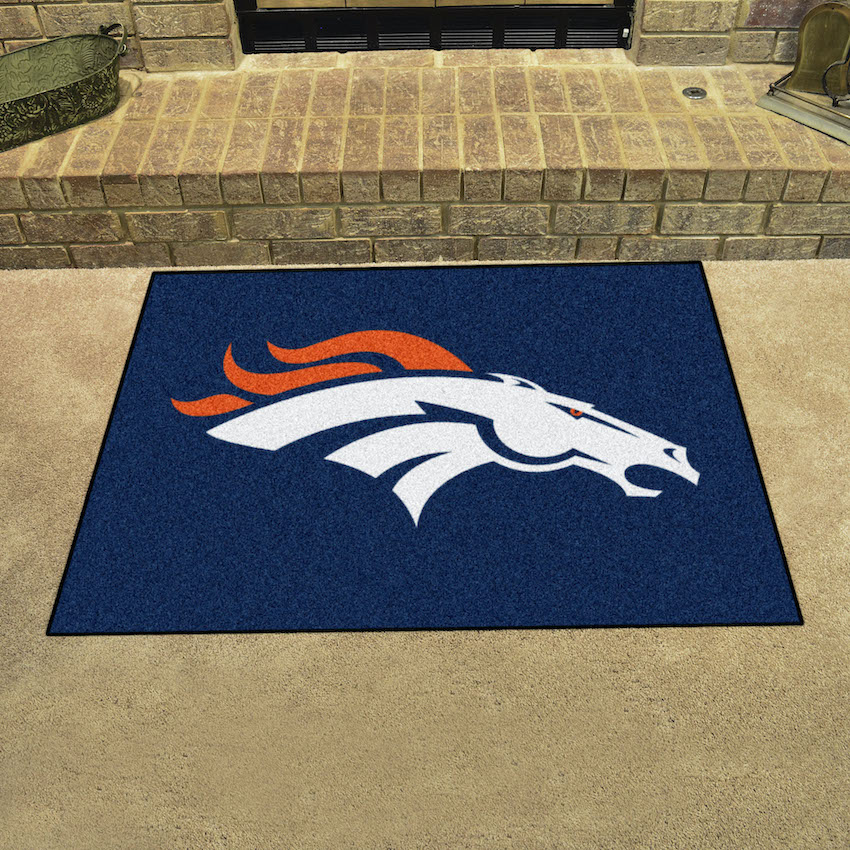 Denver Broncos 34 x 45 ALL STAR Floor Mat - Logo