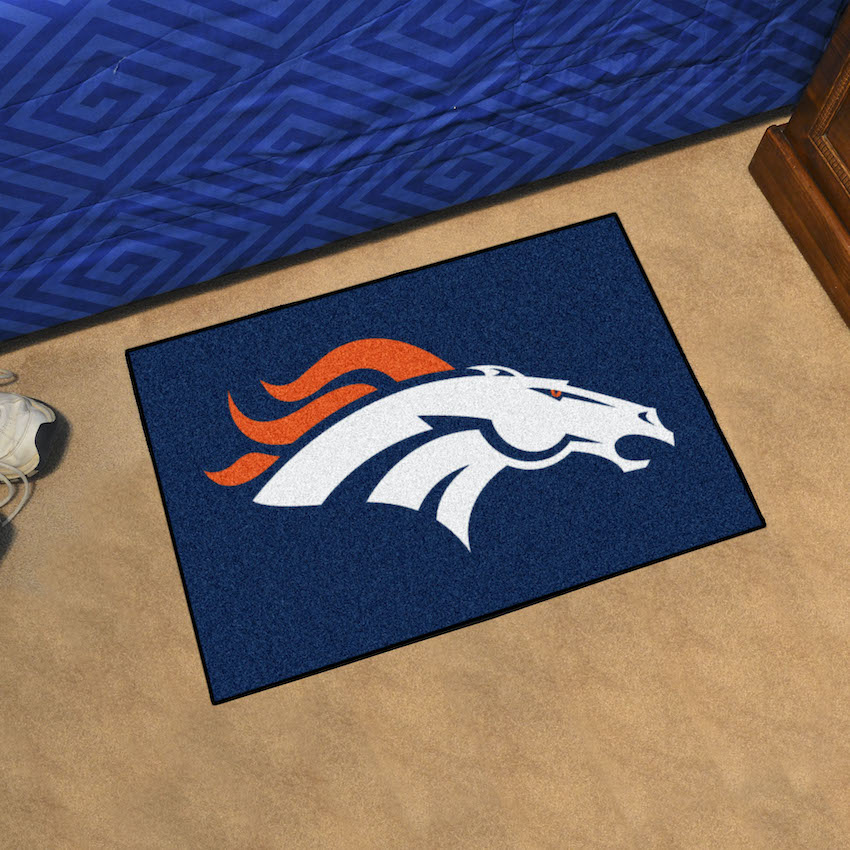 Denver Broncos 20 x 30 STARTER Floor Mat - Logo