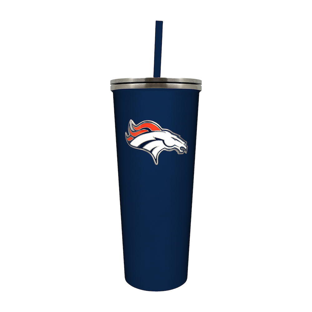 Denver Broncos 24 oz Team Color Skinny Tumbler