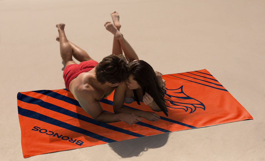 Denver Broncos Oversized Beach Towel and Mat