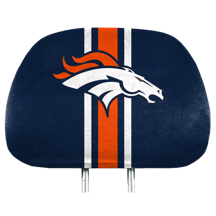 Denver Broncos Printed Head Rest Covers