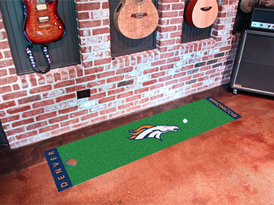 Denver Broncos Putting Green Mat 18 x 72