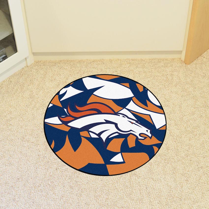 Denver Broncos Quick Snap Roundel Mat