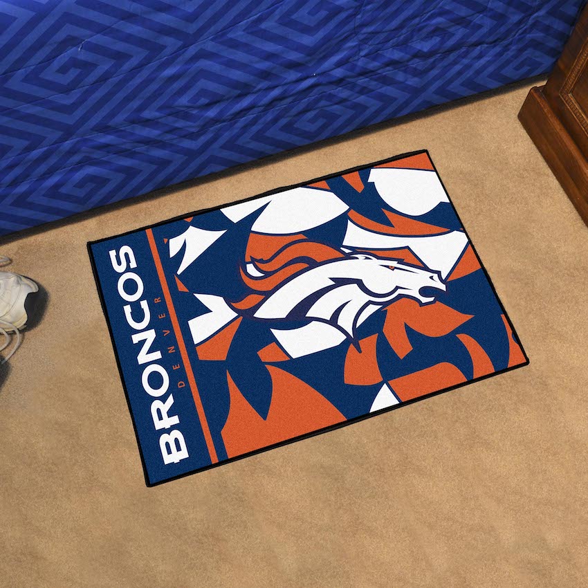 Denver Broncos 20 x 30 Quick Snap Starter Floor Mat