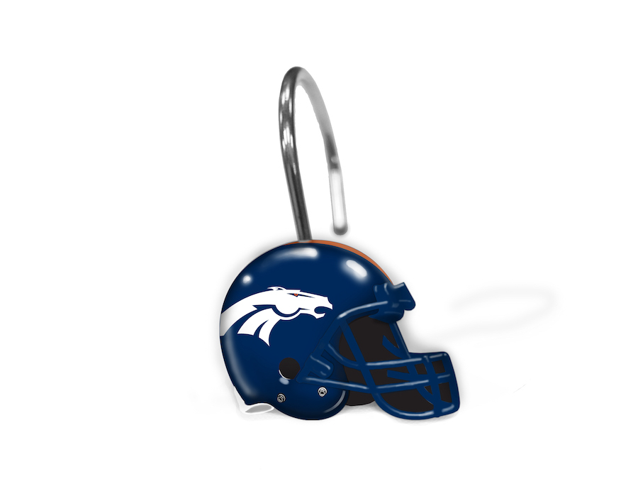 Denver Broncos Shower Curtain Rings