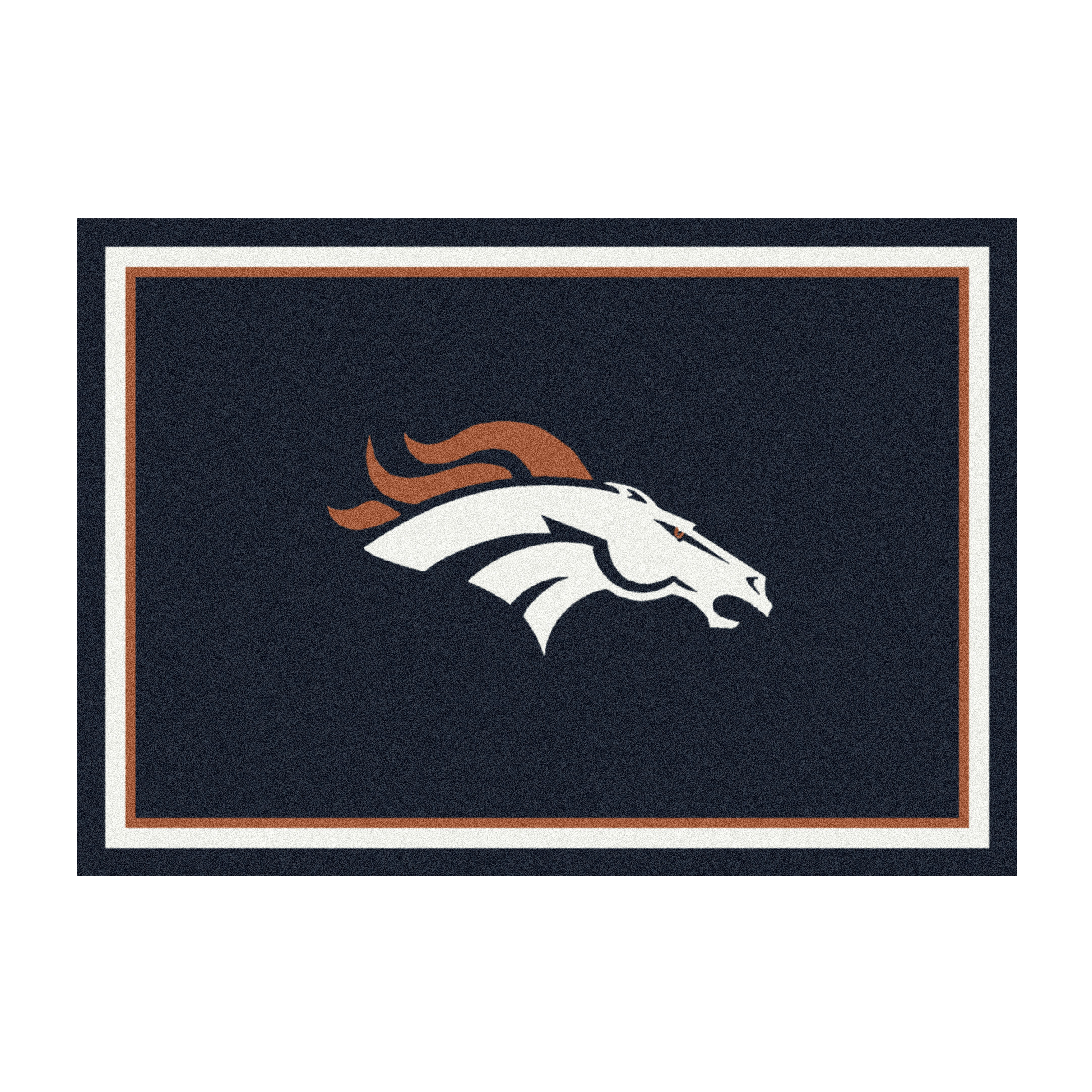 Denver Broncos 8 X 11 SPIRIT Rug