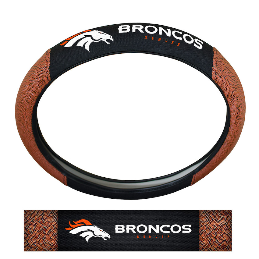 Denver Broncos Sport Grip Steering Wheel Cover