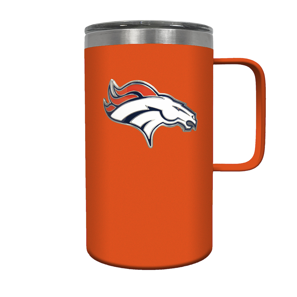 Denver Broncos 18 oz HUSTLE Travel Mug - Team Color