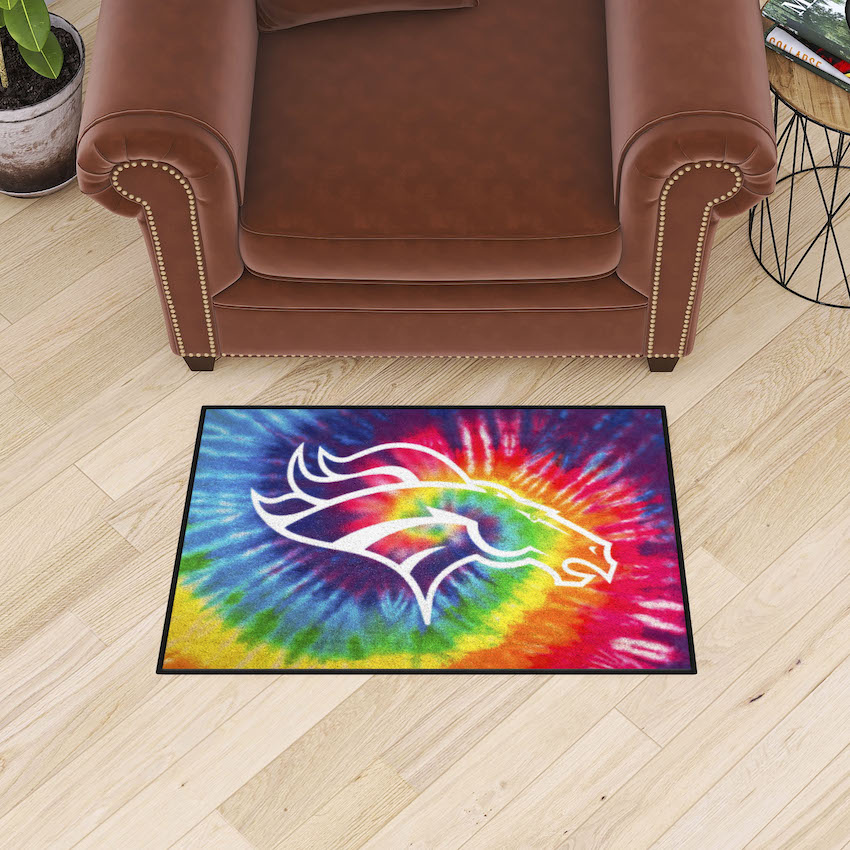 Denver Broncos TIE-DIE 20 x 30 Starter Floor Mat