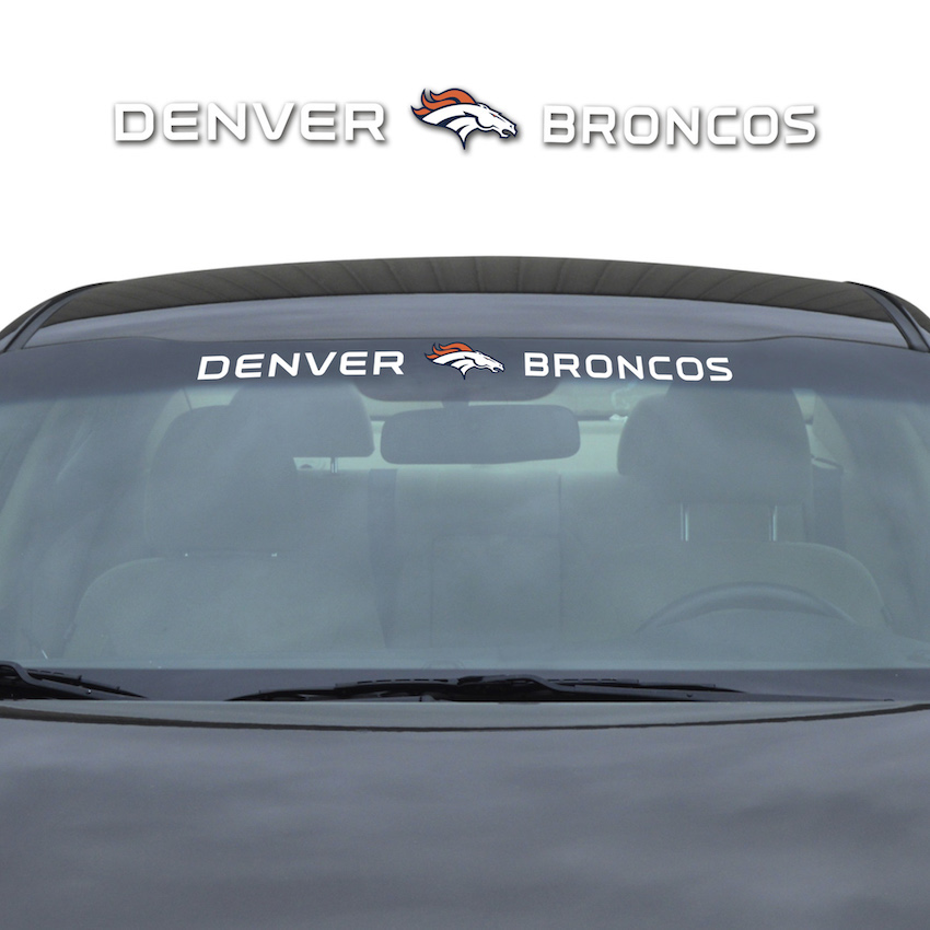 Denver Broncos Windshield Decal