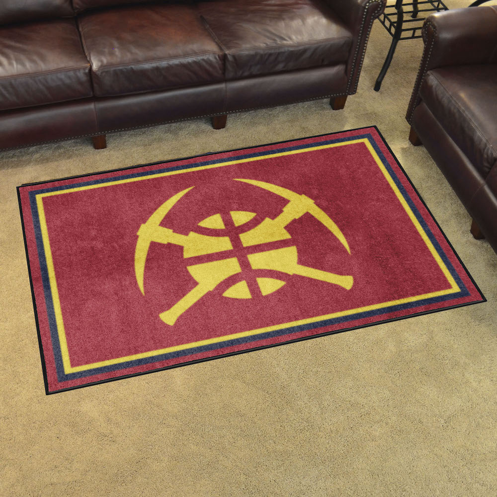 Denver Nuggets 4x6 Area Rug - 2nd Logo