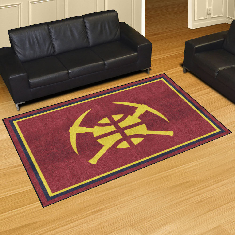 Denver Nuggets 5x8 Area Rug - 2nd Logo