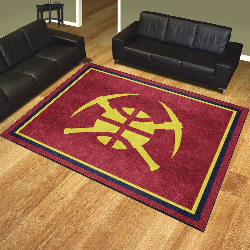 Denver Nuggets Ultra Plush 8x10 Area Rug - 2nd Logo