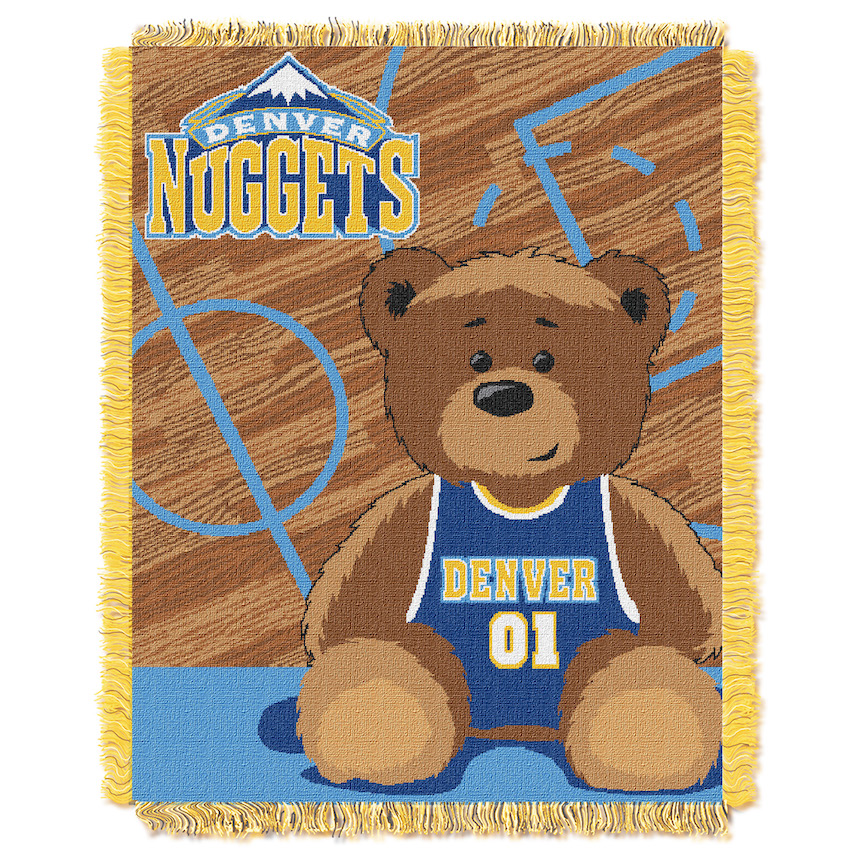 Denver Nuggets Woven Baby Blanket 36 x 48