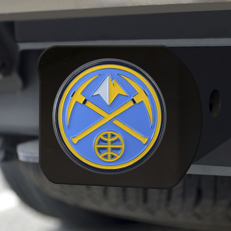 Denver Nuggets Black and Color Trailer Hitch Cover