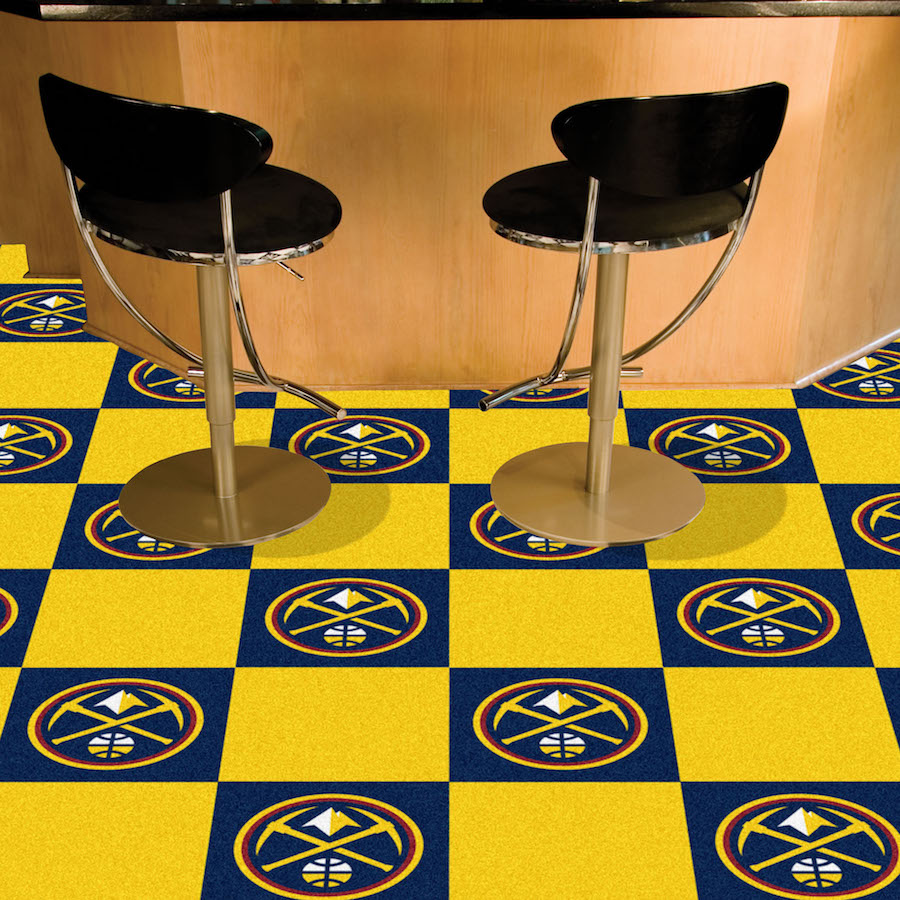 Denver Nuggets Carpet Tiles 18x18 in.