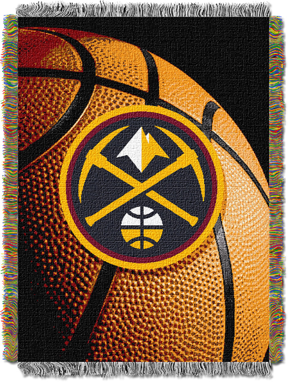 Denver Nuggets Real Photo Basketball Tapestry