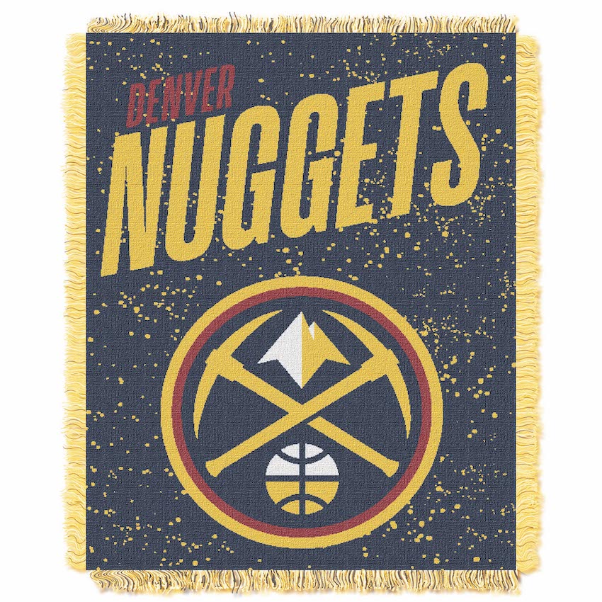 Denver Nuggets Double Play Tapestry Blanket 48 x 60