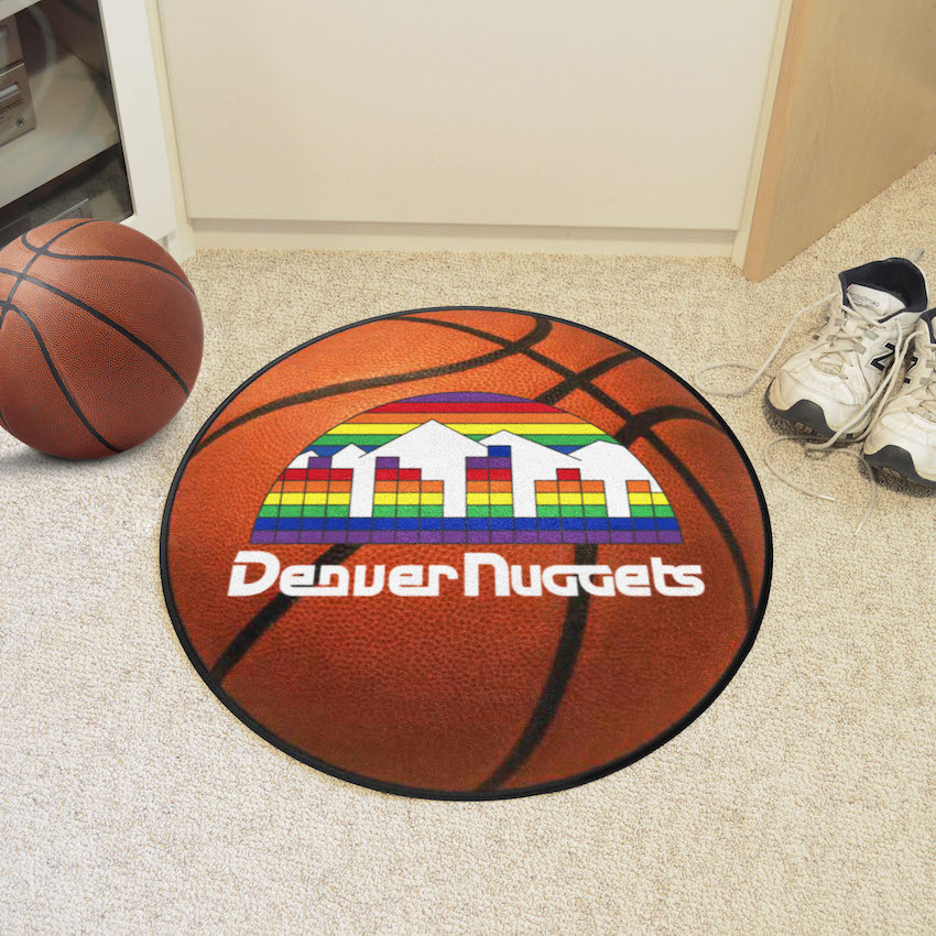 Denver Nuggets Vintage Basketball Mat - Throwback Logo