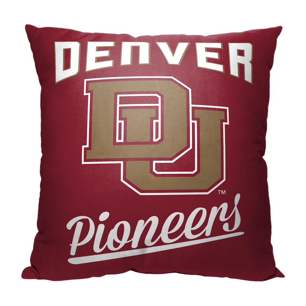 Denver Pioneers ALUMNI Decorative Throw Pillow 18 x 18 inch