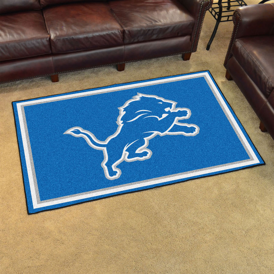 Detroit Lions 4x6 Area Rug