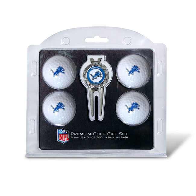 Detroit Lions 4 Golf Ball and Divot Tool Set