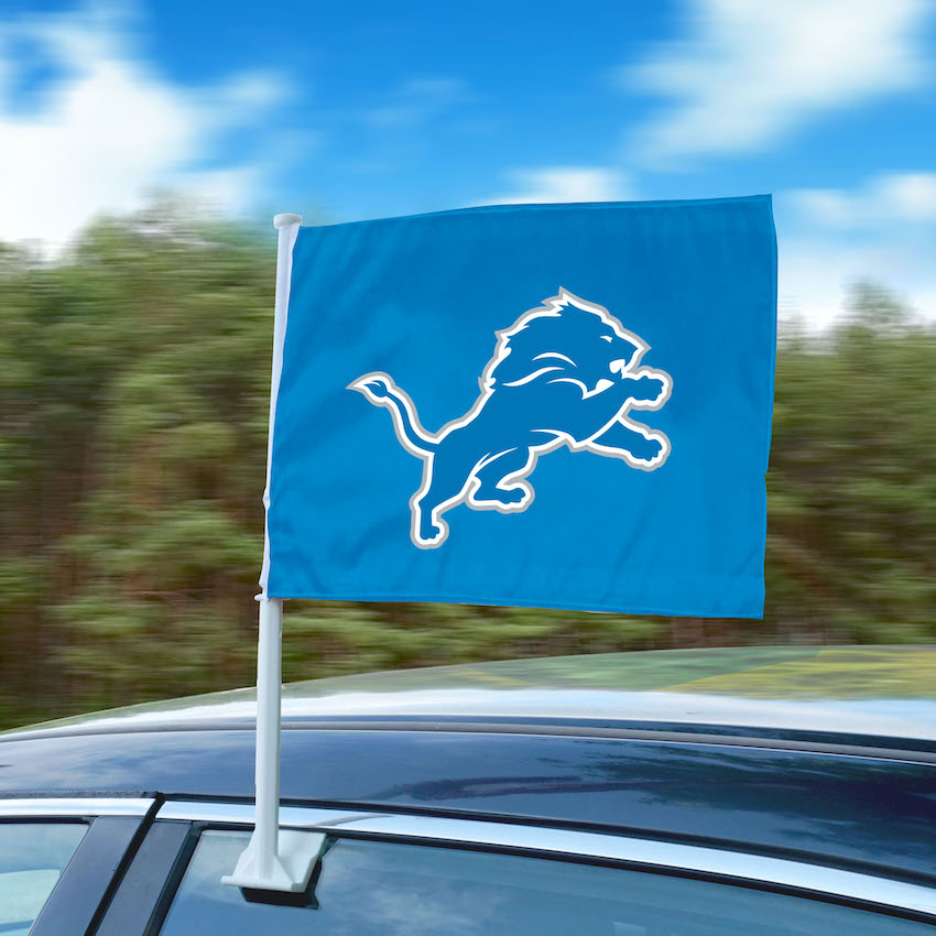 Detroit Lions Car Flag