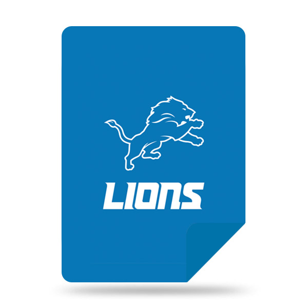 Detroit Lions DENALI Silver Knit Throw