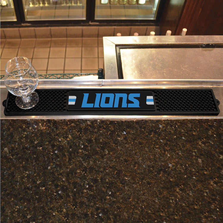 Detroit Lions Bar Drink Mat