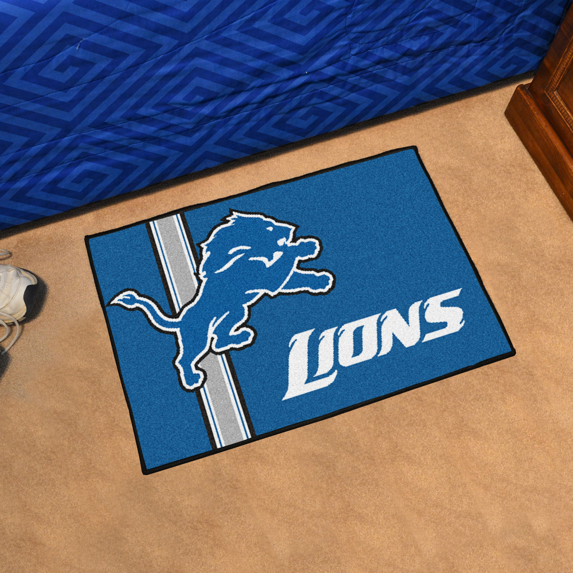 Detroit Lions UNIFORM Themed Floor Mat