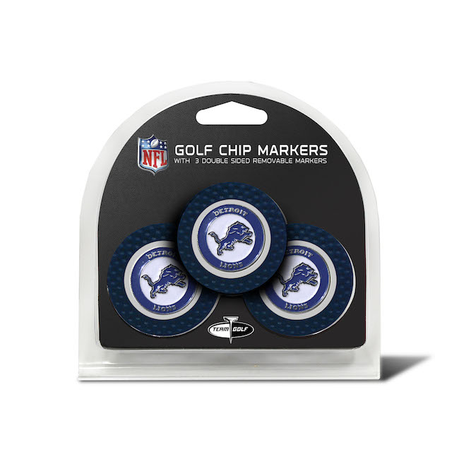 Detroit Lions 3 Pack Golf Chips