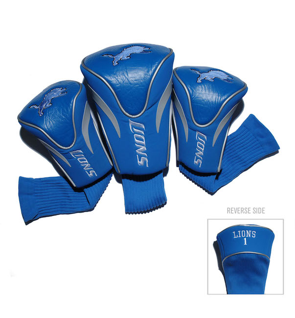 Detroit Lions 3 Pack Contour Headcovers