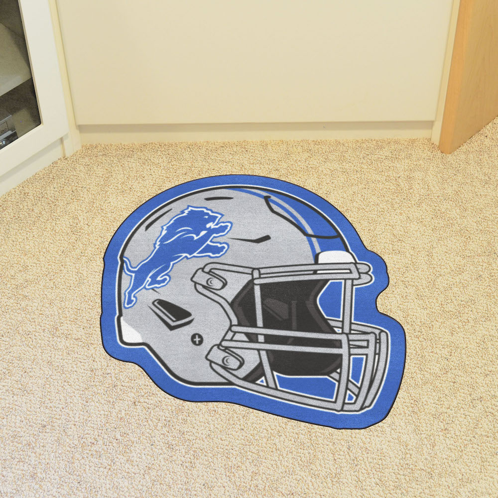 Detroit Lions NFL HELMET Mascot Mat