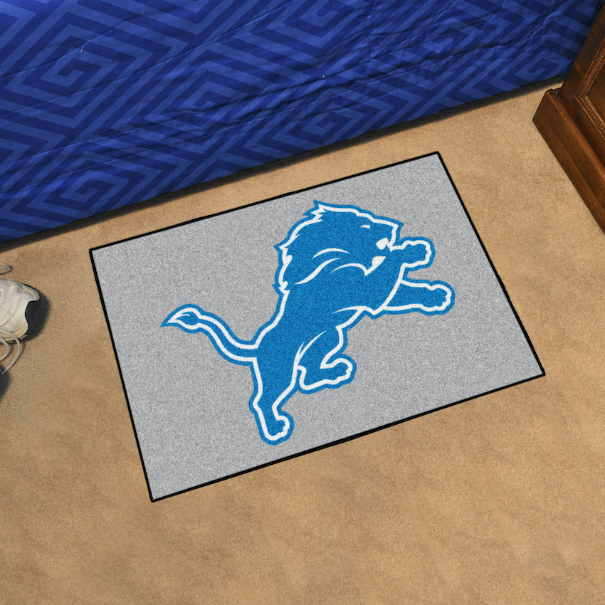 Detroit Lions 20 x 30 STARTER Floor Mat - Logo