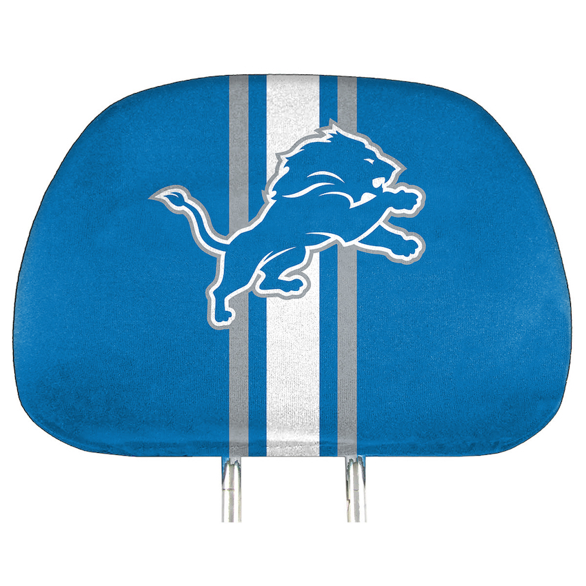 Detroit Lions Printed Head Rest Covers