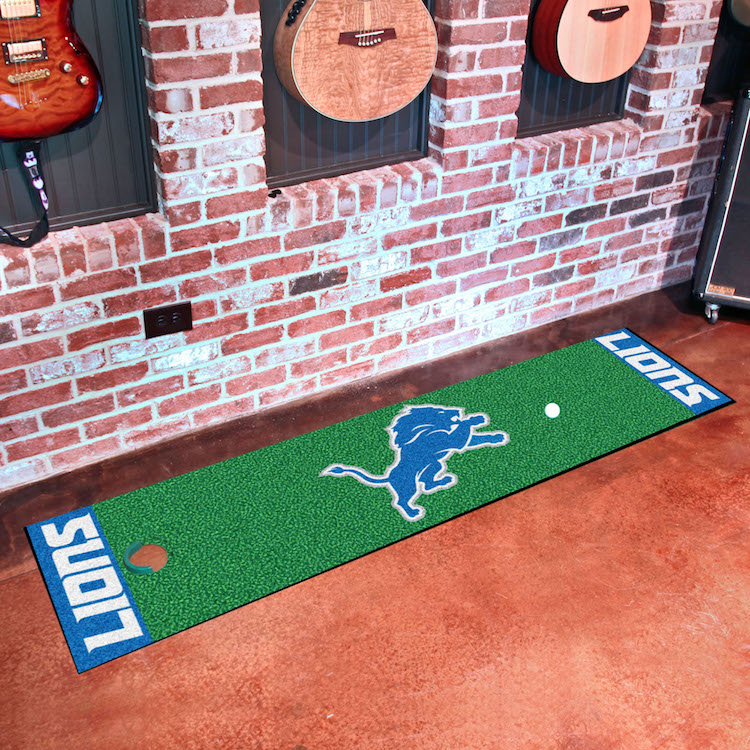 Detroit Lions Putting Green Mat 18 x 72