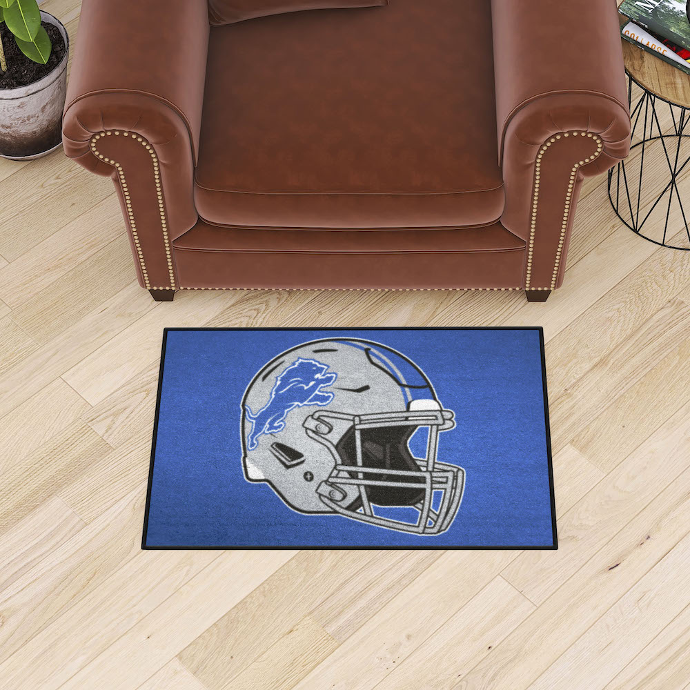 Detroit Lions 20 x 30 STARTER Floor Mat - Helmet Logo