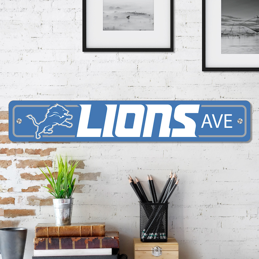 Detroit Lions Street Sign