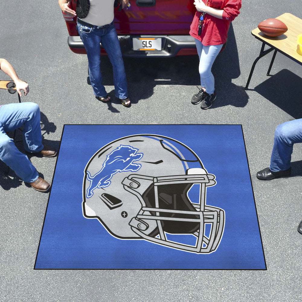 Detroit Lions TAILGATER 60 x 72 Rug - Helmet Logo