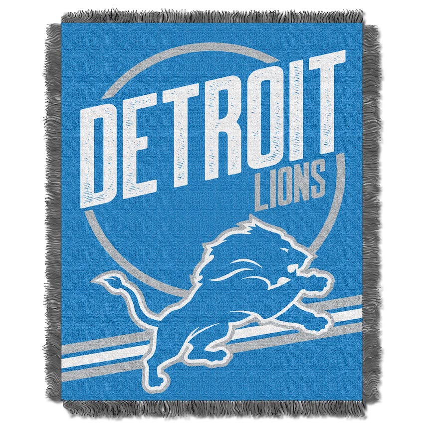 Detroit Lions Double Play Tapestry Blanket 48 x 60