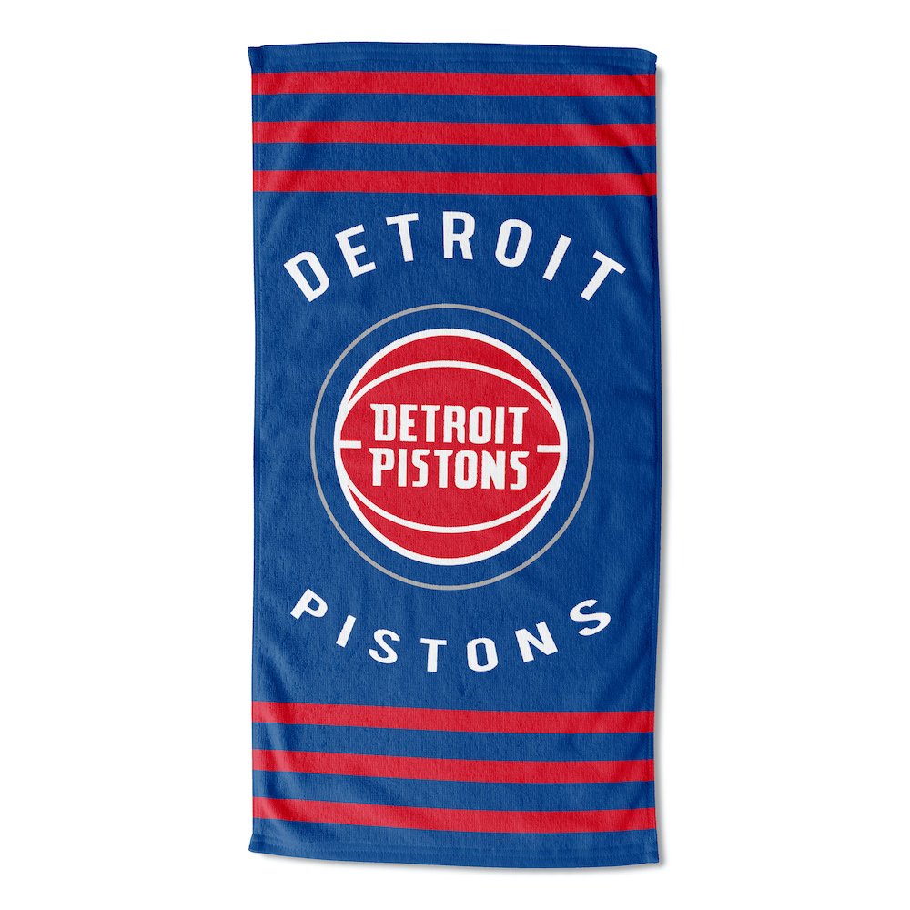 Detroit Pistons Beach Towel