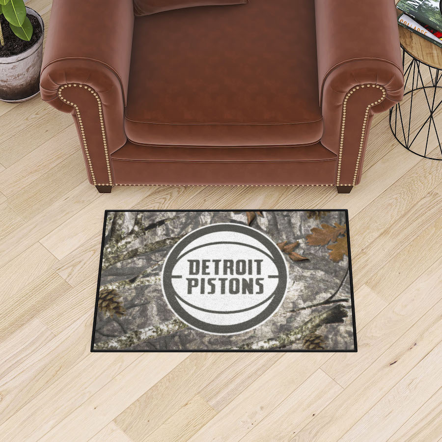 Detroit Pistons CAMO 20 x 30 Starter Floor Mat